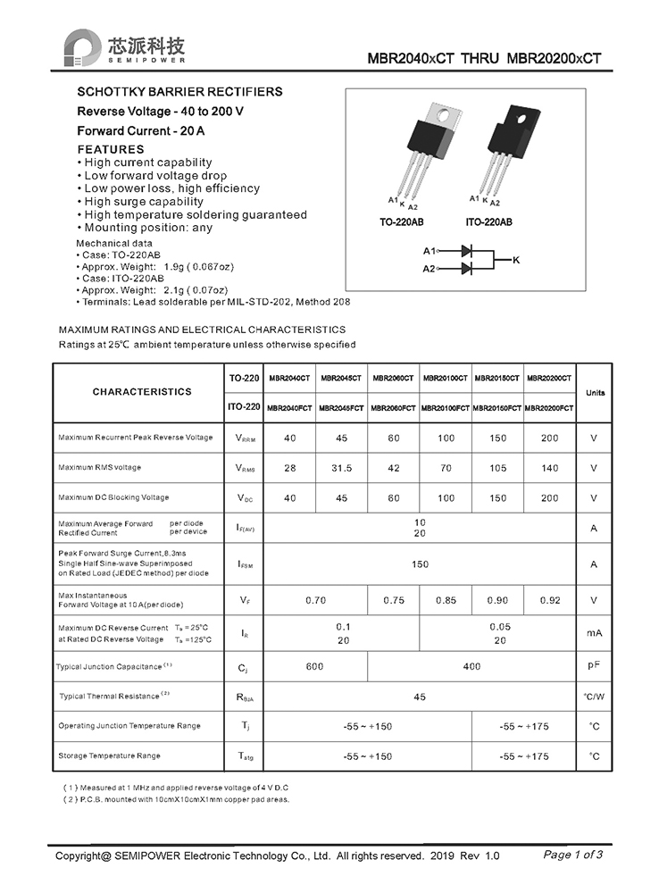 Samwin MBR2040xCT THRU MBR20200xCT