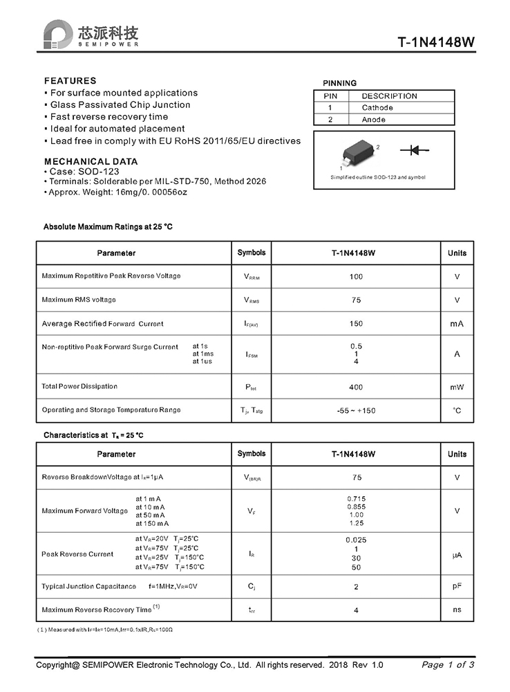 Samwin T-1N4148W