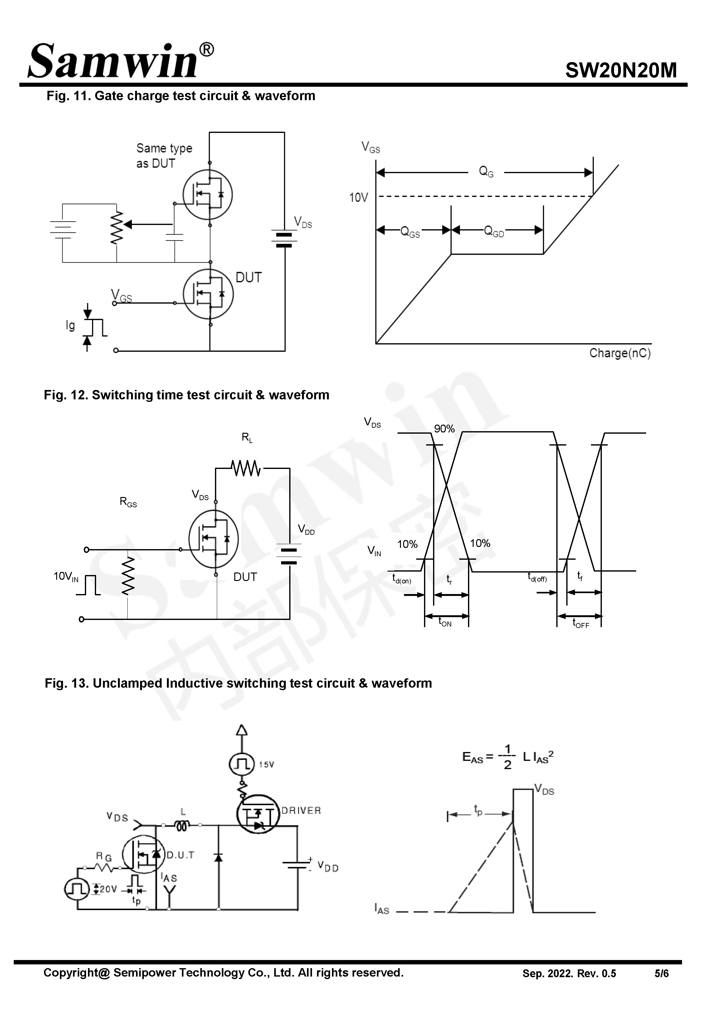 Samwin SW20N20M N-channel Enhanced mode TO-252 MOSFET